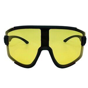 6182 | Black/Yellow Lens Sport Sunglasses